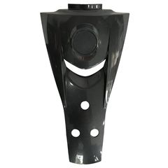 Μάσκα πιρουνιού γραβάτα γνήσια Yamaha Crypton R 115 σκούρο γκρι