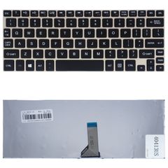 Πληκτρολόγιο Laptop - Keyboard for Laptop Toshiba Satellite NB10 NB15 NB10-A NB10T-A NB15-A NB15T-A Gold ( Κωδ. 40413US )