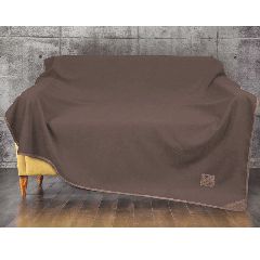 Ριχτάρια Country super soft suede γωνίες 100% πολυεστέρας χρώμα καφέ διαστάσεων 170x250cm