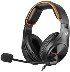 SADES Gaming Headset A2 multiplatform 3.5mm μαύρα - (SA-A2-OR)