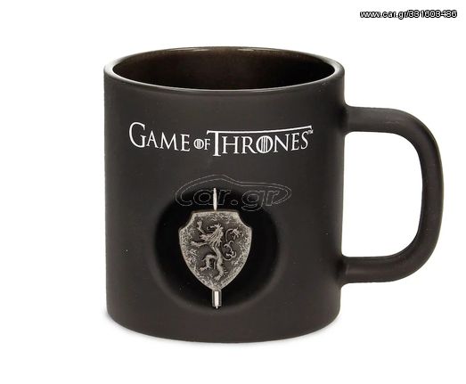 GAME OF THRONES - Mug - Lannister 3D Rotating Emblem - Black