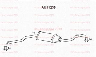 AUDI A4 1600CC 01- ΜΕΣΑΙΟ ΚΑΖΑΝΙ ΕΞΑΤΜΙΣΗΣ