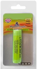 POWERTECH επαναφορτιζόμενη μπαταρία 18650 2600mAh 9.62Wh - (PT-863)