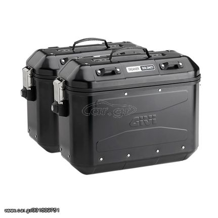 Σετ Πλαϊνές Βαλίτσες Αλουμινίου Givi DLMK36BPACK2 36lt Μαύρες DLMK36BPACK2