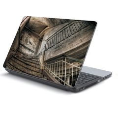 Αυτοκόλλητο Laptop - Old stairs-17,3" (41cm x 26,5cm)