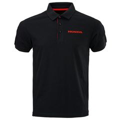 Μπλουζακι T-shirt Honda Paddock polo μαυρο M - (10010-178)