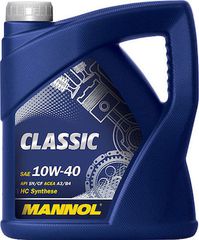 MANNOL Classic 10W-40 Ημισυνθετικό Λάδι Αυτοκινήτου  5lt
