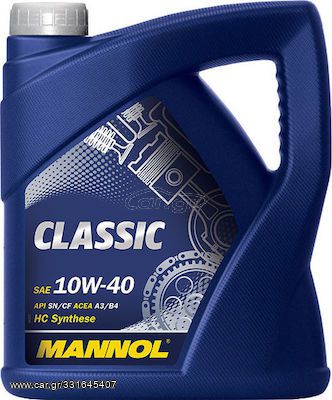 MANNOL Classic 10W-40 Ημισυνθετικό Λάδι Αυτοκινήτου  5lt