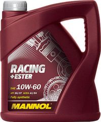 MANNOL Racing+Ester 10W-60 A3/B4 Συνθετικό Λάδι Αυτοκινήτου  4lt