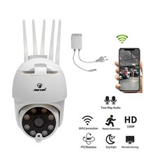 Αδιάβροχη Έξυπνη WiFi PTZ Κάμερα Ασφαλείας 1080p , 5 Κεραίες, Νυχτερινή Λήψη & Μικρόφωνο