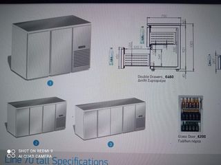 ΠΡΟΣΦΟΡΑ!!! TR-147-2H Ψυγείο πάγκος Μπουκαλιών, ειδικά για καταστήµατα µπαρ 134 x 70 x 100, NEO 2023