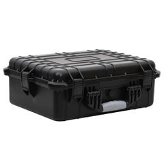 vidaXL Θήκη Πτήσης Φορητή Μαύρη 52 x 40 x 19 εκ. από Πολυπροπυλένιο