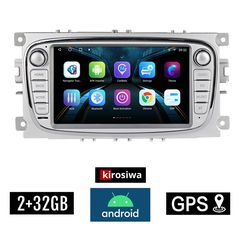 KIROSIWA 2+32GB FORD MONDEO (2007 - 2014) Android οθόνη αυτοκίνητου με GPS WI-FI DSP (ηχοσύστημα αφής 7" ιντσών OEM Youtube Playstore Spotify MP3 USB Radio Bluetooth 4x60W Mirrorlink navi πλοηγός