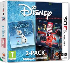 Disney Frozen Big Hero 6 Double pack / Nintendo 3DS