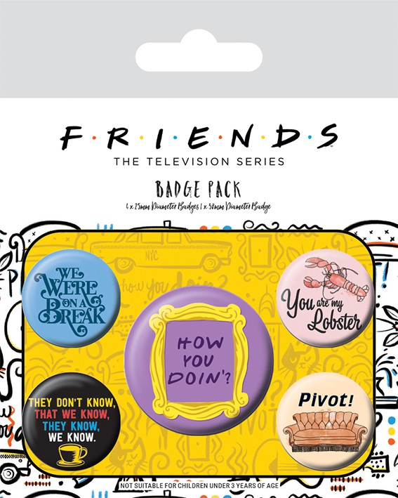 Friends (Quotes) Badge Pack (BP80673)