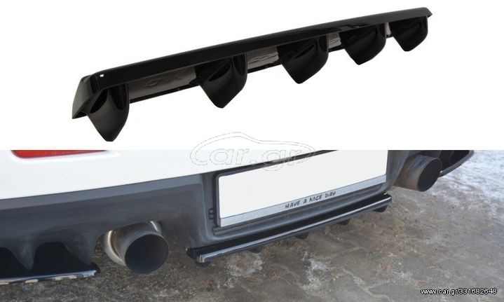 Πίσω Splitter Mitsubishi Lancer Evo X (with vertical bars)