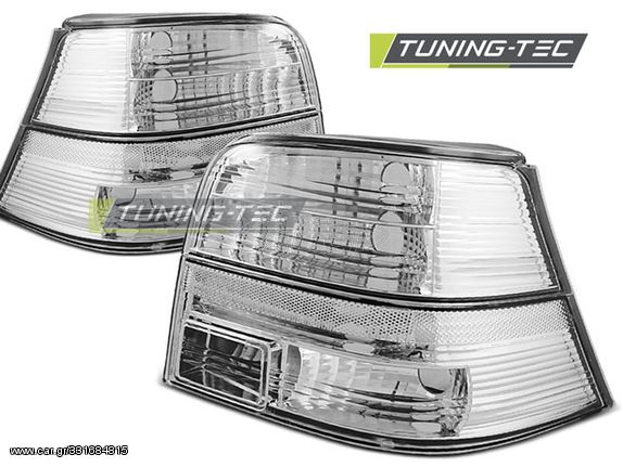 TAIL LIGHTS CRYSTAL Λευκό για VW GOLF 4 09.97-09.03