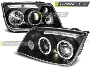 Φανάρια ANGEL EYES Μαύρο για VW BORA 09.98-07.05