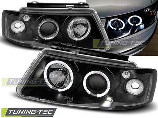 Φανάρια ANGEL EYES Μαύρο για VW PASSAT B5 3B 11.96-08.00