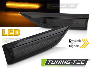 Πλαϊνό φλας Μαύρο SMOKE LED SEQ για VW T6 15-19