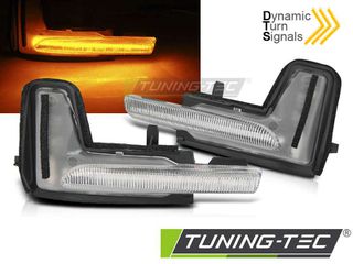 Πλαϊνό φλας IN THE MIRROR Λευκό LED για VOLVO XC90 MK II 14-20
