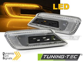 Πλαϊνό φλας Λευκό LED SEQ για MINI COOPER F54 CLUBMAN 15-19