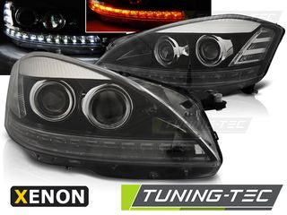 XENON Φανάρια DAYLIGHT Μαύρο για MERCEDES W221 05-09