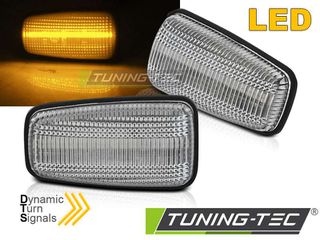 Πλαϊνό φλας LED Λευκό SEQ για CITROEN SAXO BERLINGO XSARA PEUGEOT 406