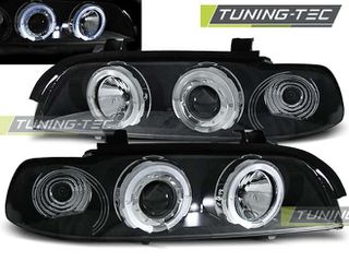 Φανάρια ANGEL EYES Μαύρο για BMW E39 09.95-06.03