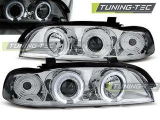 Φανάρια ANGEL EYES χρωμίου για BMW E39 09.95-05.03