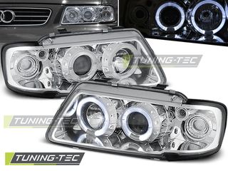 Φανάρια ANGEL EYES χρωμίου για AUDI A3 8L 08.96-08.00