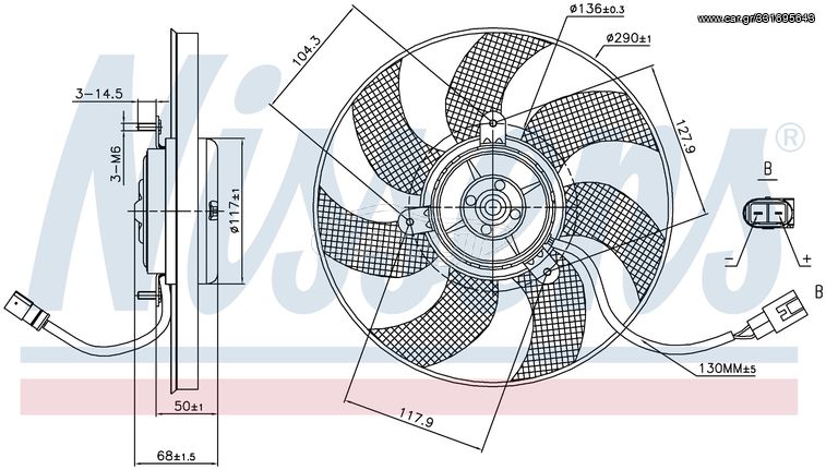 ΑΝΕΜΙΣΤΗΡΕΣ/ ΒΕΝΤΙΛΑΤΕΡ BLOWER VW (GOLF, JETTA, PASSAT)