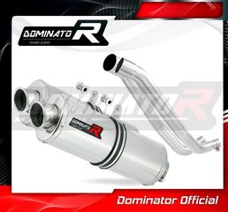 ΔΙΠΛΑ ΤΕΛΙΚΑ YAMAHA XT660 X/R DOMINATOR OVAL ΜΠΟΥΚΑ + LINK PIPES