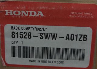 ΚΑΛΥΜΜΑ ΠΛΑΤΗΣ ΚΑΘΙΣΜΑΤΟΣ ΟΔΗΓΟΥ HONDA CR-V '07-'09 (81528SWWA01ZB)