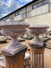 Ceramic pots, planters neoclassical architectural decoration, κεραμικές νεοκλασικές γλάστρες τύπου Τσίλερ  Διαφορά μεγέθη και τιμές  Επικοινωνήστε για συνεννόηση με το 6977276427 Στέλιος μαραγκός 