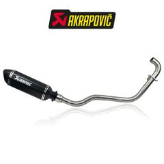 ΕΞΑΤΜΙΣΗ F50 ΤΥΠΟΥ AKRAPOVIC SYM VF185 ΜΕ ΑΙΣΘΗΤΗΡΑ Λ EURO 4 / 5