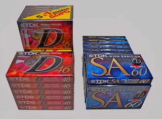 TDK κασέτες σφραγισμένες Audio Cassettes + HS VHS compact