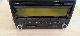 Ράδιο-CD-MP3-USB - VW -(1K0 035 186 AA)  -GOLF-SCIROCOO- POLO-EOS-JETTA-MONT -2005-2013 