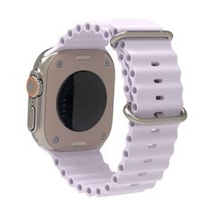 Silicone Strap Ocean fit for smart watches 42/44/45/49mm/L Lavender