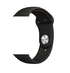 Silicon Simple Strap for iWatch 38/40mm M/L - Black