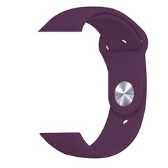 Silicon Simple Strap for iWatch 42/44mm M/M - Purple
