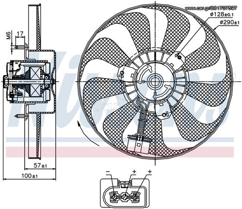 ΑΝΕΜΙΣΤΗΡΕΣ/ ΒΕΝΤΙΛΑΤΕΡ BLOWER VW (BORA, FOX, GOLF)