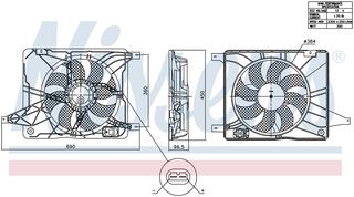 ΑΝΕΜΙΣΤΗΡΕΣ/ ΒΕΝΤΙΛΑΤΕΡ BLOWER NISSAN (DUALIS, QASHQAI, QASHQAI +2)