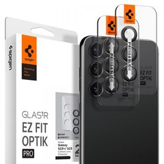 Spigen GLAS.tR Ez Fit Optik Pro Samsung Galaxy S24 /S23/S23+ Plus Black, 2 PACK