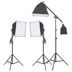 Κιτ Στούντιο Φωτογράφισης με Τρίποδο & Softbox 190232