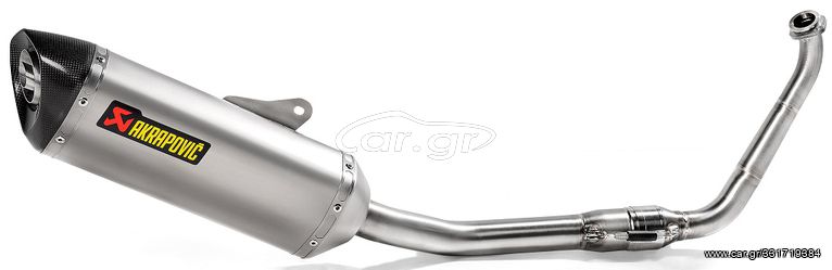 ΛΥΡΗΣ AKRAPOVIC ΟΛΟΣΩΜΗ RACING LINE (TITANIUM) 1-INTO-1 YAMAHA MT 125 2020, S-Y125R6-HZT