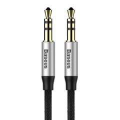 Baseus Yiven M30 stereo audio cable AUX 3.5 mm male mini jack 1.5 m silver-black (CAM30-CS1)