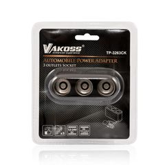 Vakoss TP-3263CK Car Cigarette Lighter Splitter-thumb-2