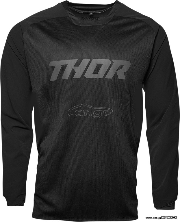 THOR TERRAIN JERSEY μαύρο