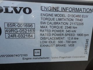 ΜΗΧΑΝΗ VOLVO D13 C ΜΟΝΤΕΛΟ 2012 800.000 ΧΙΛΙΟΜΕΤΡΑ-thumb-4
